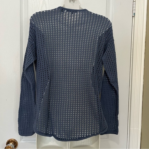 Jeanne Pierre Longsleeves Top Women Crochet Beach Cover up - Picture 5 of 8